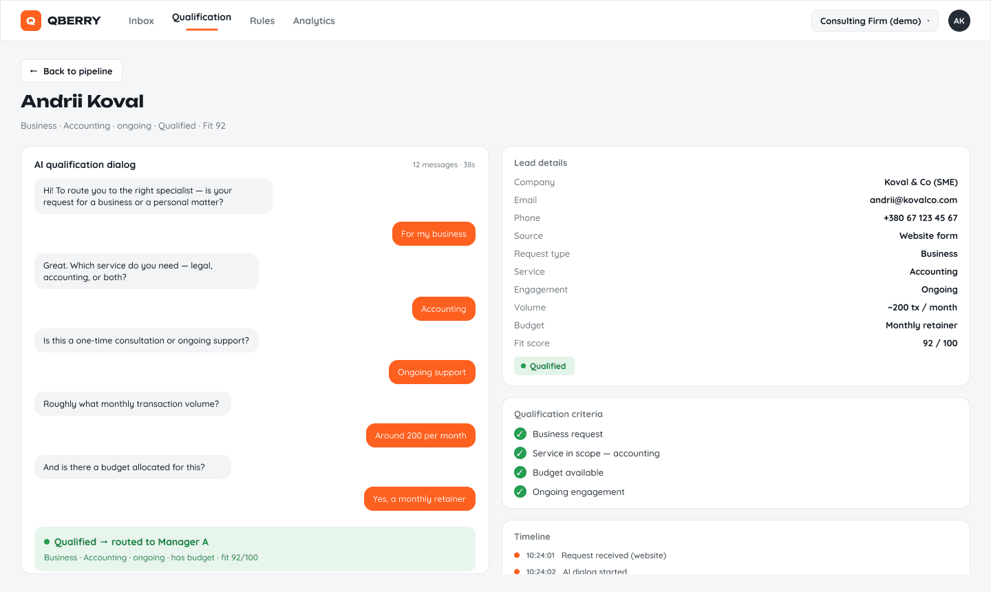 CONSULTING LEADS preview